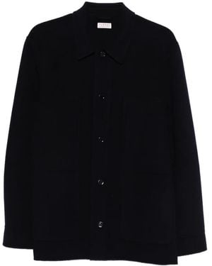 Fursac Buttoned Pocket Coat - Black
