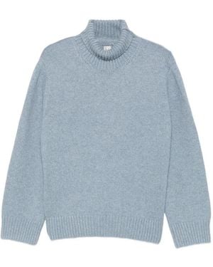 TOTEME Oversized Lambswool Sweater - Blue