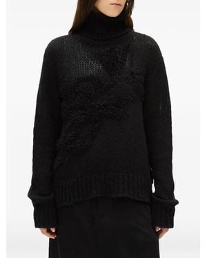 Ann Demeulemeester Pull Fransina À Col Roulé - Noir