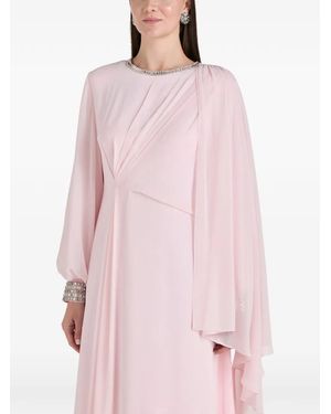 Copurs Tanya Embellished Long-Sleeve Maxi Dress - Pink