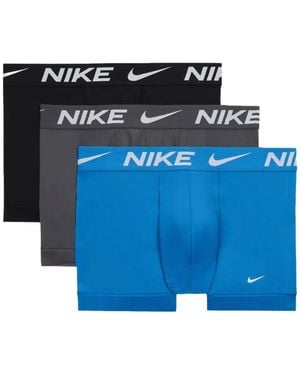 Nike Dri-Fit Essential Boxers Set (Set Of Three) - Blue