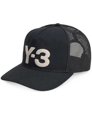 Y-3 Mesh-Panel Trucker Cap - Black