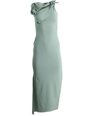 Coperni Flower Midi Jurk - Groen