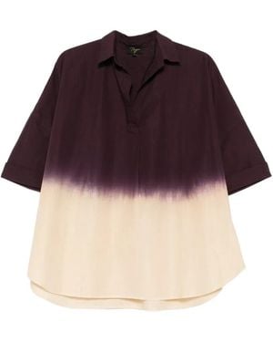 Raga V-Neck Short-Sleeve Shirt - Red