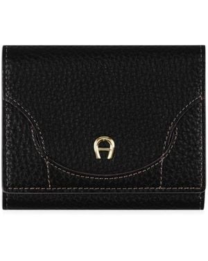 Aigner Portefeuille Hazel En Cuir - Black