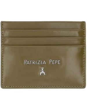 Patrizia Pepe Logo-Plaque Cardholder - Natural