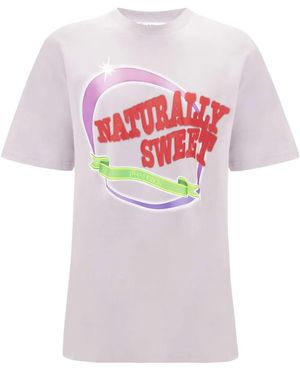 JW Anderson Naturly Sweet Tシャツ - ピンク