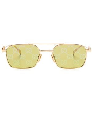 Gucci Occhiali Da Sole Modello Navigator - Giallo