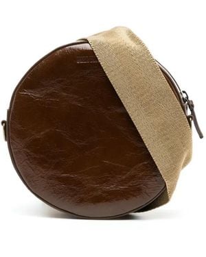Uma Wang Small Round Crossbody Bag - Brown