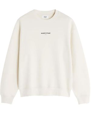 Maison Kitsuné Sudadera Con Logo - Blanco