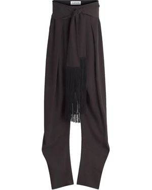 Lanvin Tapered-Hose Im Layering-Look - Schwarz
