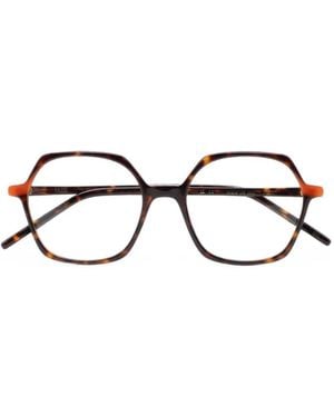 Kaleos Eyehunters Perry Brille Mit Geometrischem Gestell - Braun