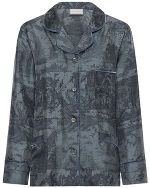 Pierre Louis Mascia Camicia Con Stampa - Grigio
