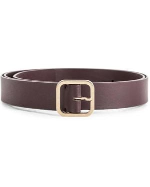 Marsèll Quadra Leather Belt - White