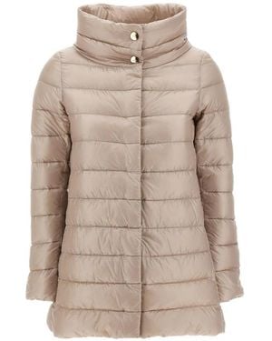 Herno Amelia Quilted Down Coat - Natural