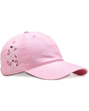 ANTI SOCIAL SOCIAL CLUB Logo-Embroidered Cap - Pink