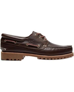 Timberland Leather Lace-up Boat Sandals - ブラウン