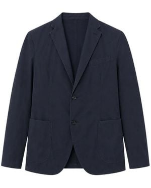 Boglioli Chaqueta Con Solapas De Muesca - Azul