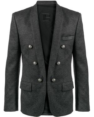 Balmain Decorative Button Blazer - Black