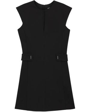 BOSS Keyhole-Neckline Mini Dress - Black