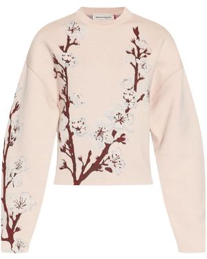 McQueen Blossom プルオーバー - ピンク