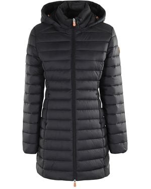 Save The Duck Carol Hooded Quilted Jacket - Black