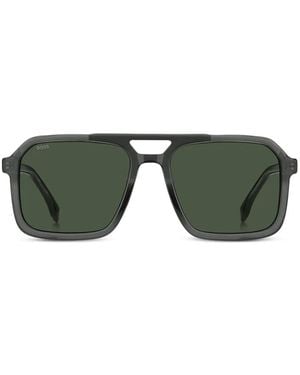 BOSS Lunettes De Soleil À Monture Carrée - Green