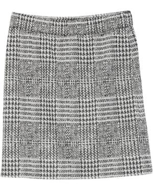 Betty Barclay Houndstooth-Pattern Mini Skirt - Grey