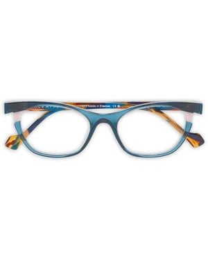 Face A Face Occhiali Con Montatura Geometrica - Blu