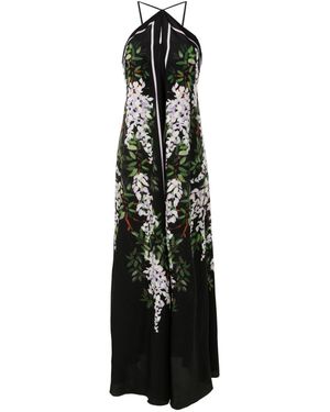 Lenny Niemeyer Glicinia Silk Halterneck Maxi Dress - Black