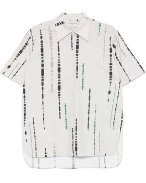 Officine Generale Printed Shirt - White