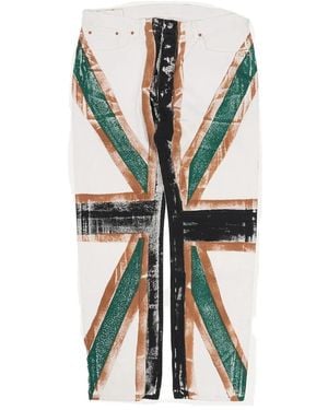 DENIM TEARS Union Jack Jeans - Natural