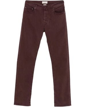 Jacob Cohen Pant 5 Pkt Slim Fit Bard - Brown