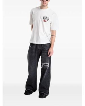 AllSaints Reflect Short-Sleeve Graphic T-Shirt - White