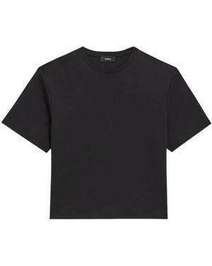 Theory T-Shirt À Col Rond - Black
