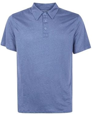 Majestic Filatures Buttoned Polo Shirt - Blue