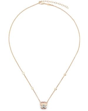 Jacquie Aiche Collar En Oro Amarillo De 14 Ct Con Diamantes Y Turmalina - Neutro