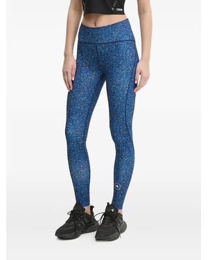 adidas By Stella McCartney プリント レギンス - ブルー