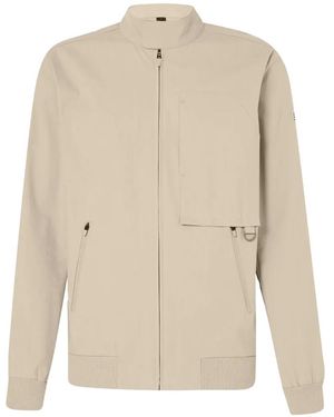 Oakley Zip-Up Paneled Jacket - White