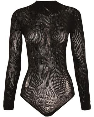 Wolford Kanten Body - Zwart