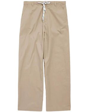 Balenciaga Drawstring-Waist Trousers - Natural