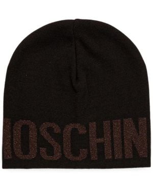 Moschino Logo-Embellishment Beanie Hat - Nero