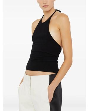 Christopher Esber Halter-Neck Cashmere Top - Black