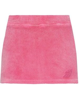 Alexander Wang Gonna Mini Con Ricamo - Rosa