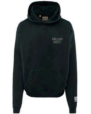GALLERY DEPT. 90's Gd Logo-Print Hoodie - Black