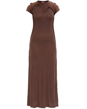 DIESEL Abito Lungo D-Jary - Marrone