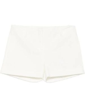 Ermanno Scervino Belt-Loop Pocket Shorts - White