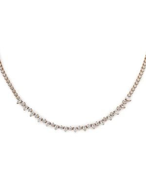 Jewels Aficionado Collar Tennis En Oro De 18 Ct Con Diamantes - Neutro