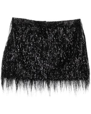 MEDEA Loose-Threads Mini Skirt - Black