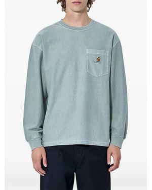 Carhartt Loose Pocket Long-Sleeve T-Shirt - Blue